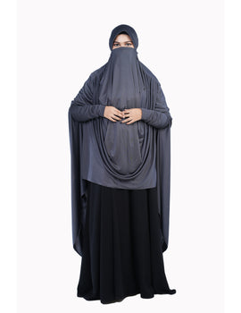 Mehar Safiya Long Mask Khimar