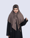 Mehar Zartasha Hijab – Elegant and Modest Two-Layered Draped Hijab