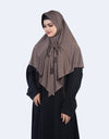 Mehar Zartasha Hijab – Elegant and Modest Two-Layered Draped Hijab