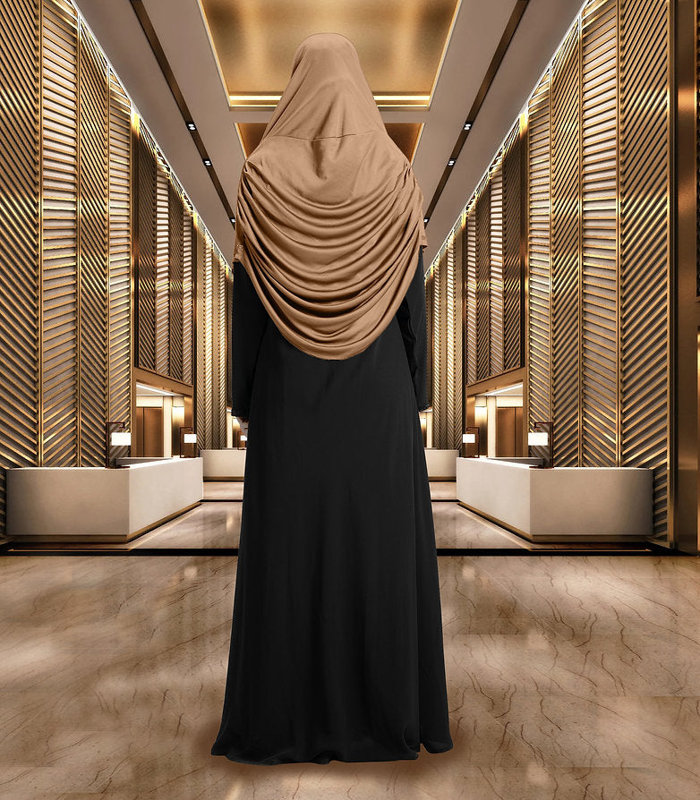 Mehar Hijab Modest Fashion Women's Frilled Design Soft feel-good Fabric Aasimah Hijab