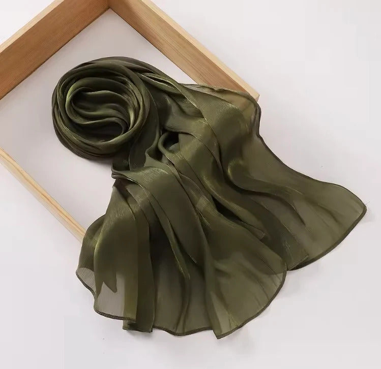 Mehar Women's Premium Organza Shawl | Lightweight Sheer Dupatta Scarf with Elegant Shine | Soft, Flowing, and Stylish Wrap for Festive & Occasion Wear (Copy)