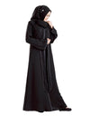 Women's Modestly Stylish Look Classy and elegant Princess Cut Benazir Abaya