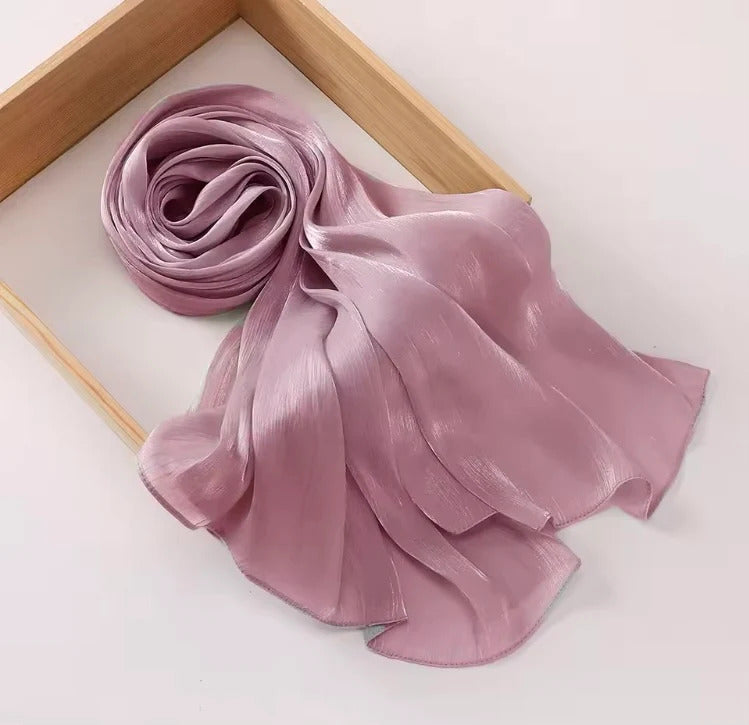Mehar Women's Premium Organza Shawl | Lightweight Sheer Dupatta Scarf with Elegant Shine | Soft, Flowing, and Stylish Wrap for Festive & Occasion Wear