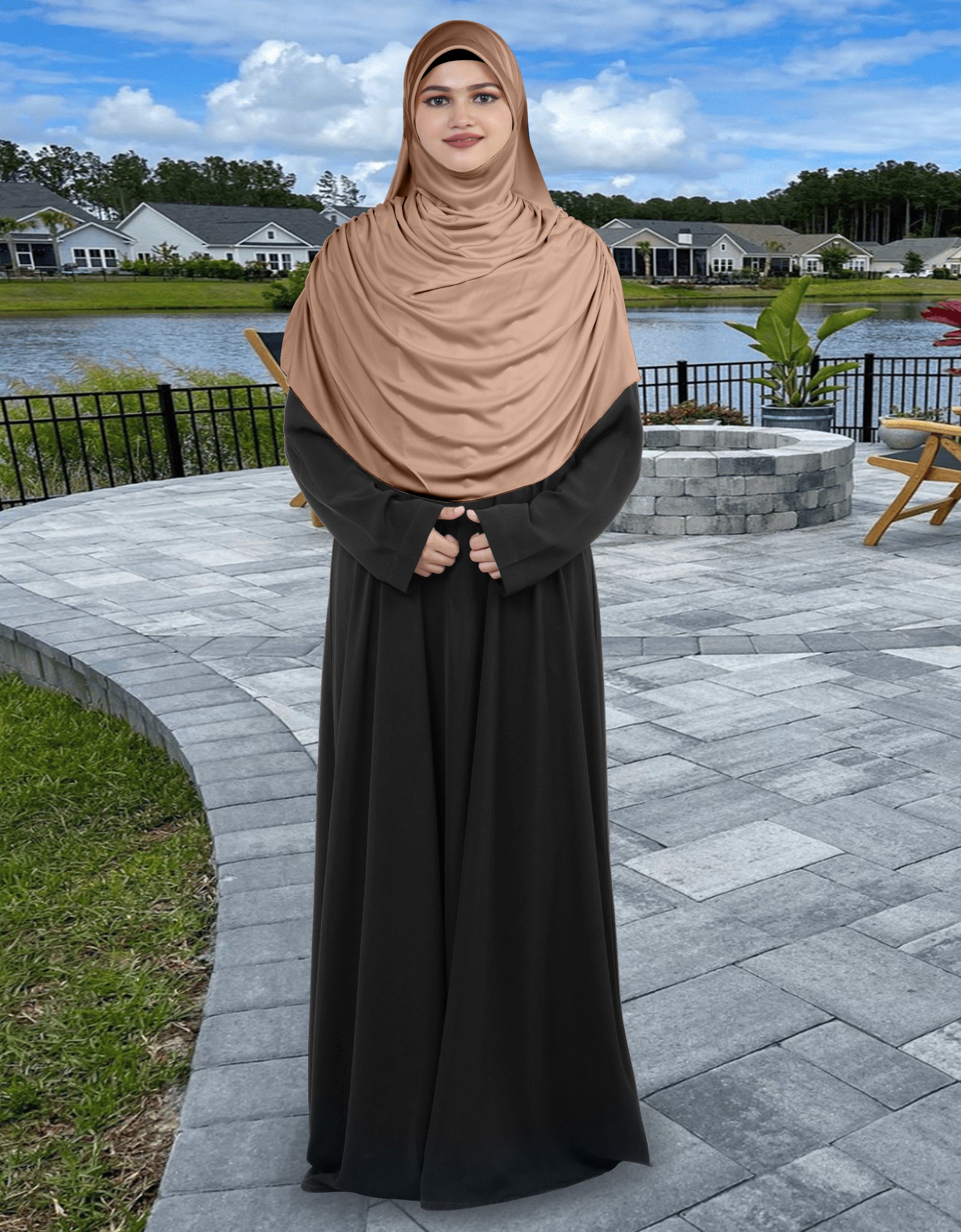 Modest Women's Designed Fleeted Stylish Feel Good Fabric FAEEZAH  HIJAB