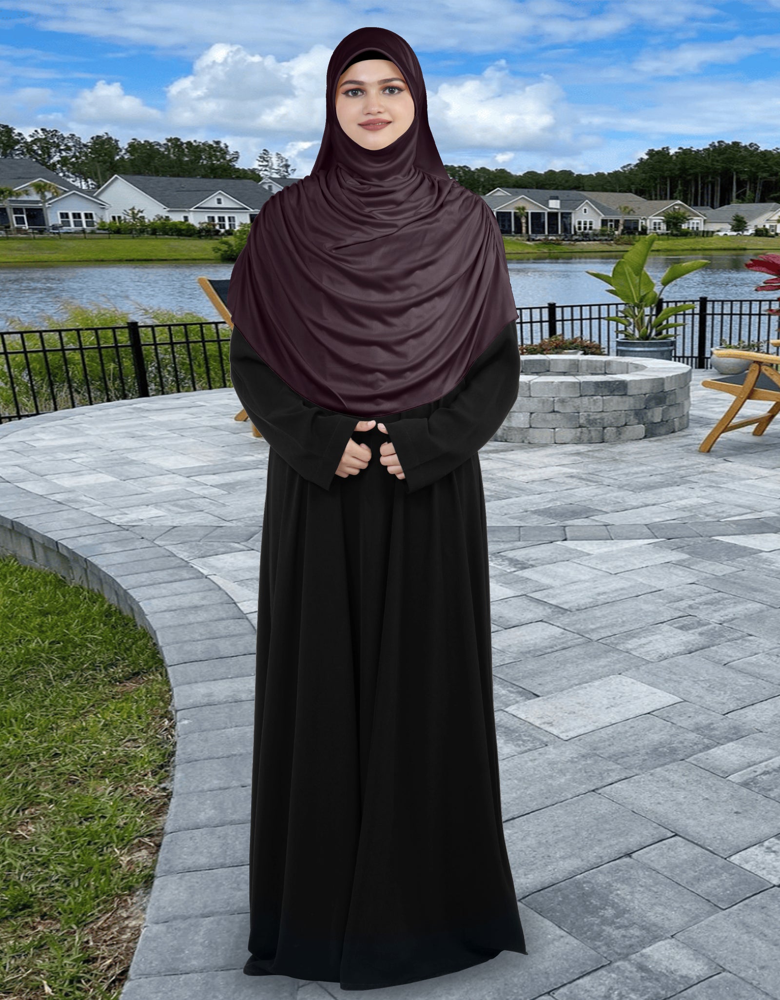 Modest Women's Designed Fleeted Stylish Feel Good Fabric FAEEZAH  HIJAB