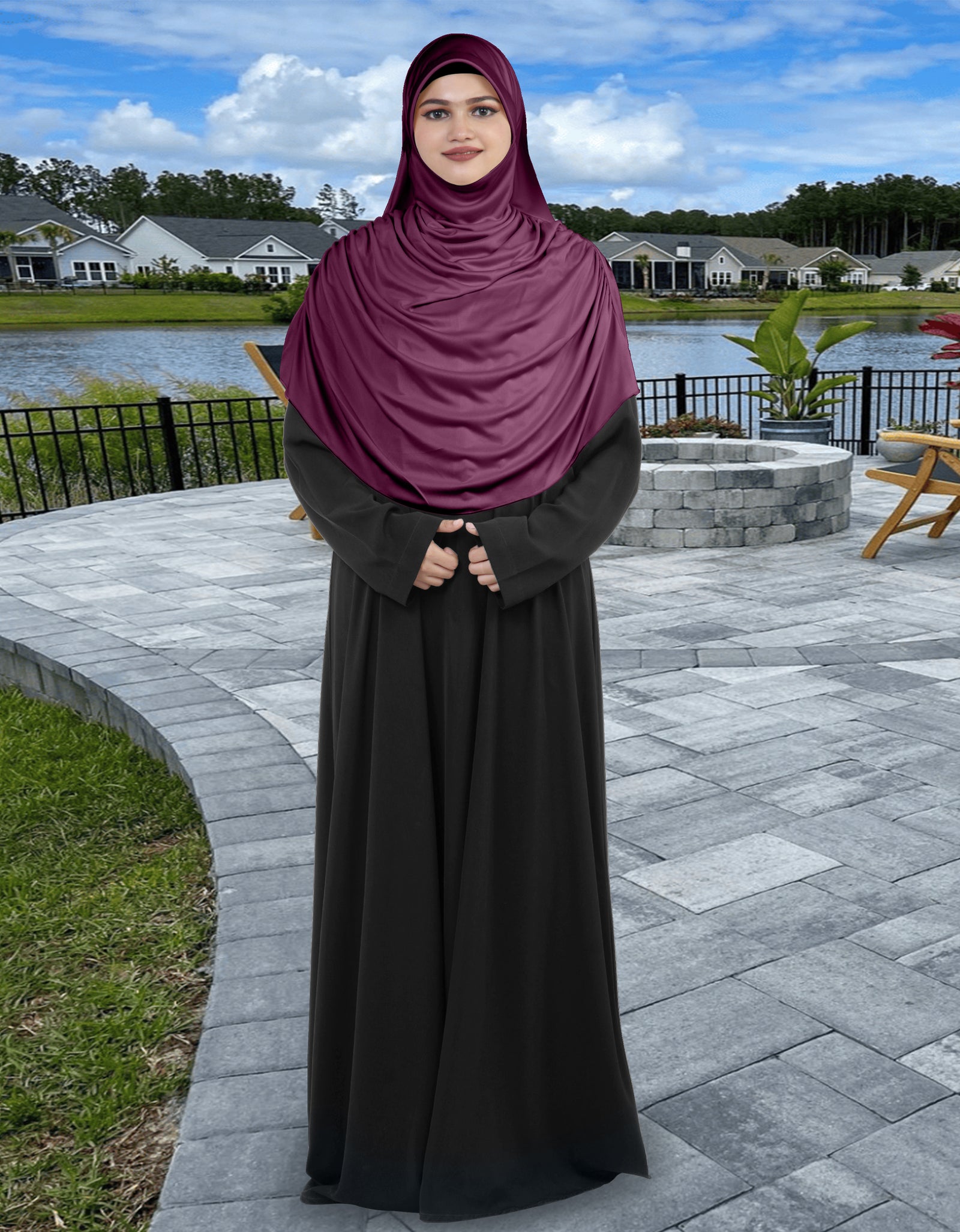 Modest Women's Designed Fleeted Stylish Feel Good Fabric FAEEZAH  HIJAB