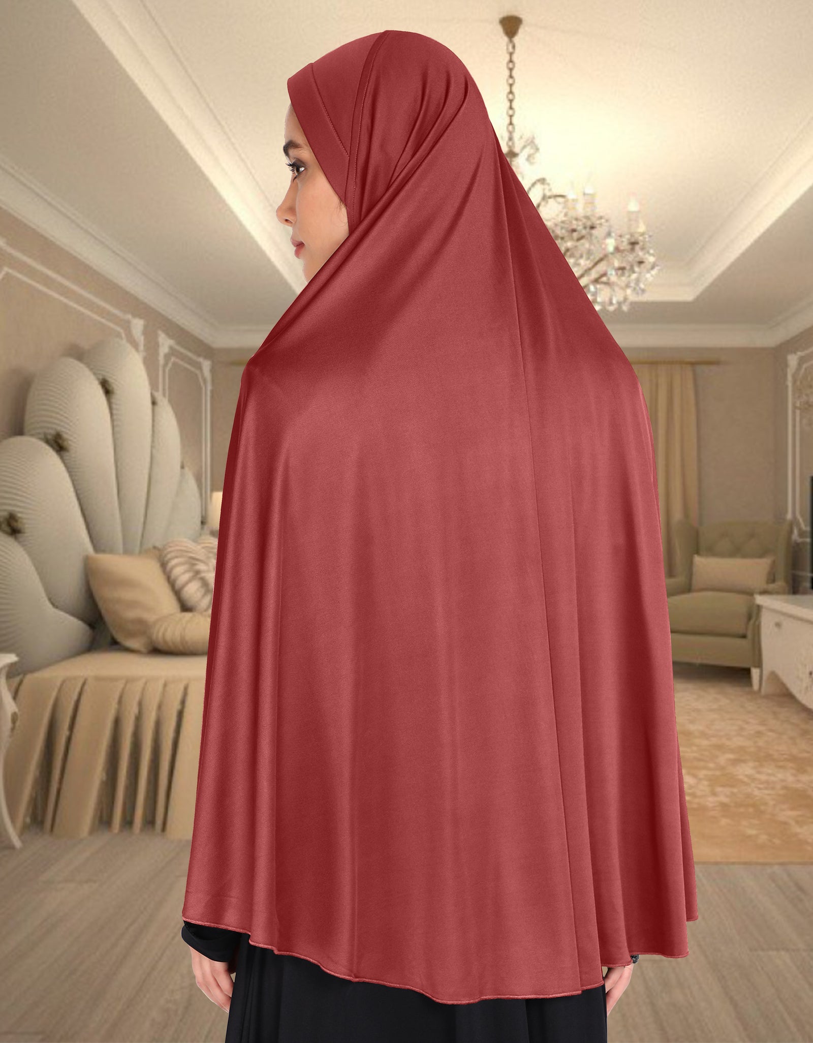 Mehar Hijab's Modest Women's Soft feel good fabric Regular Plain Ma-ale Hijab