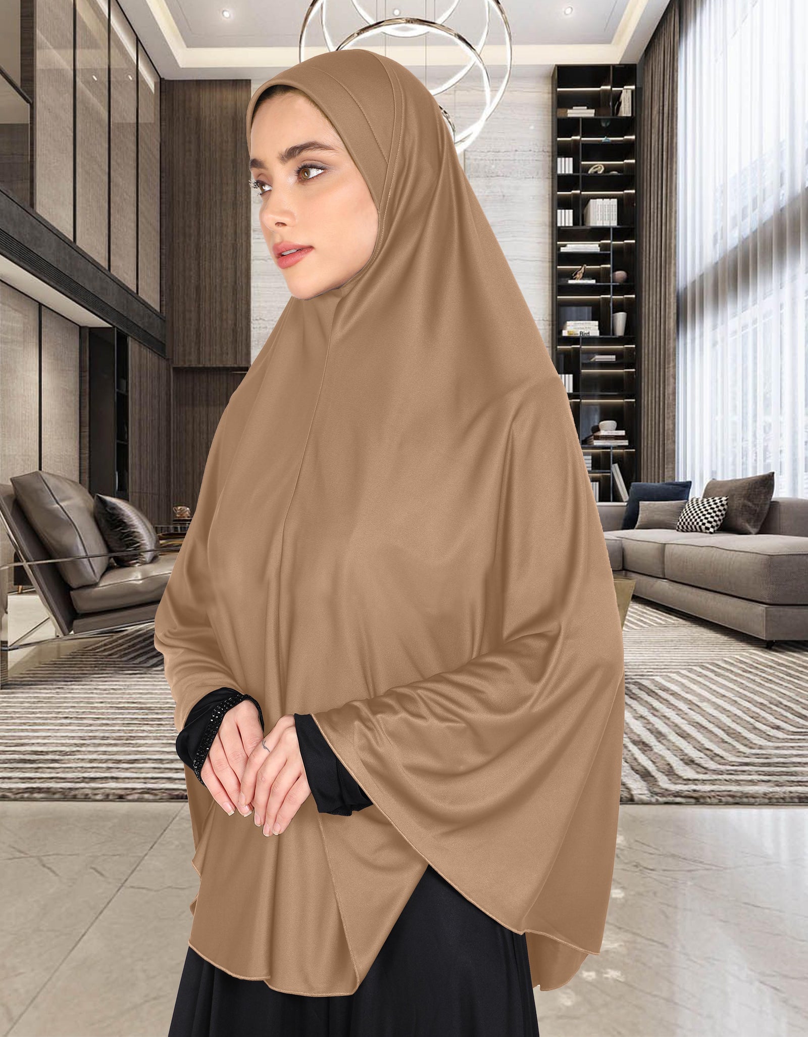 Mehar Hijab's Modest Women's Soft feel good fabric Regular Plain Ma-ale Hijab