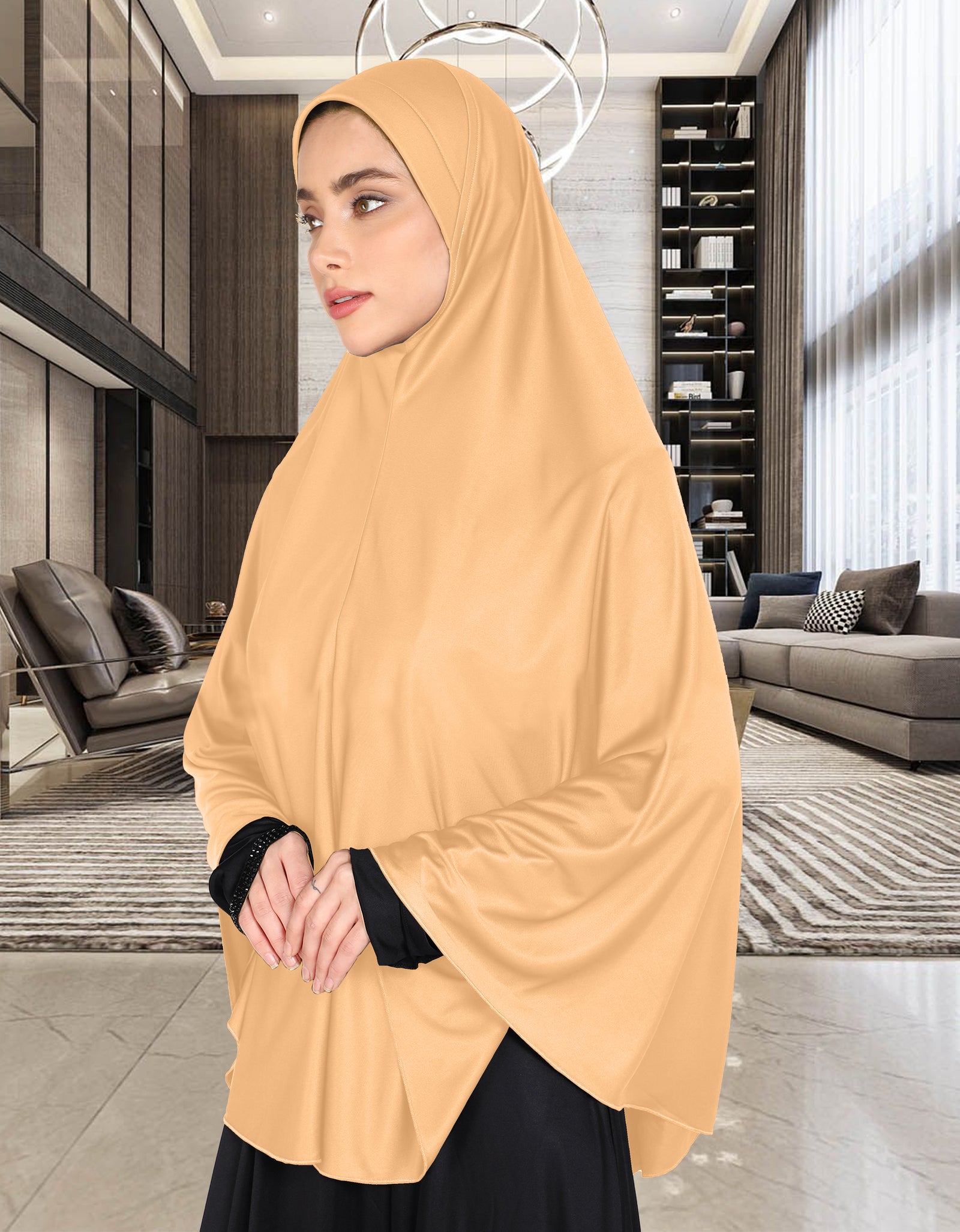 Mehar Hijab's Modest Women's Soft feel good fabric Regular Plain Ma-ale Hijab