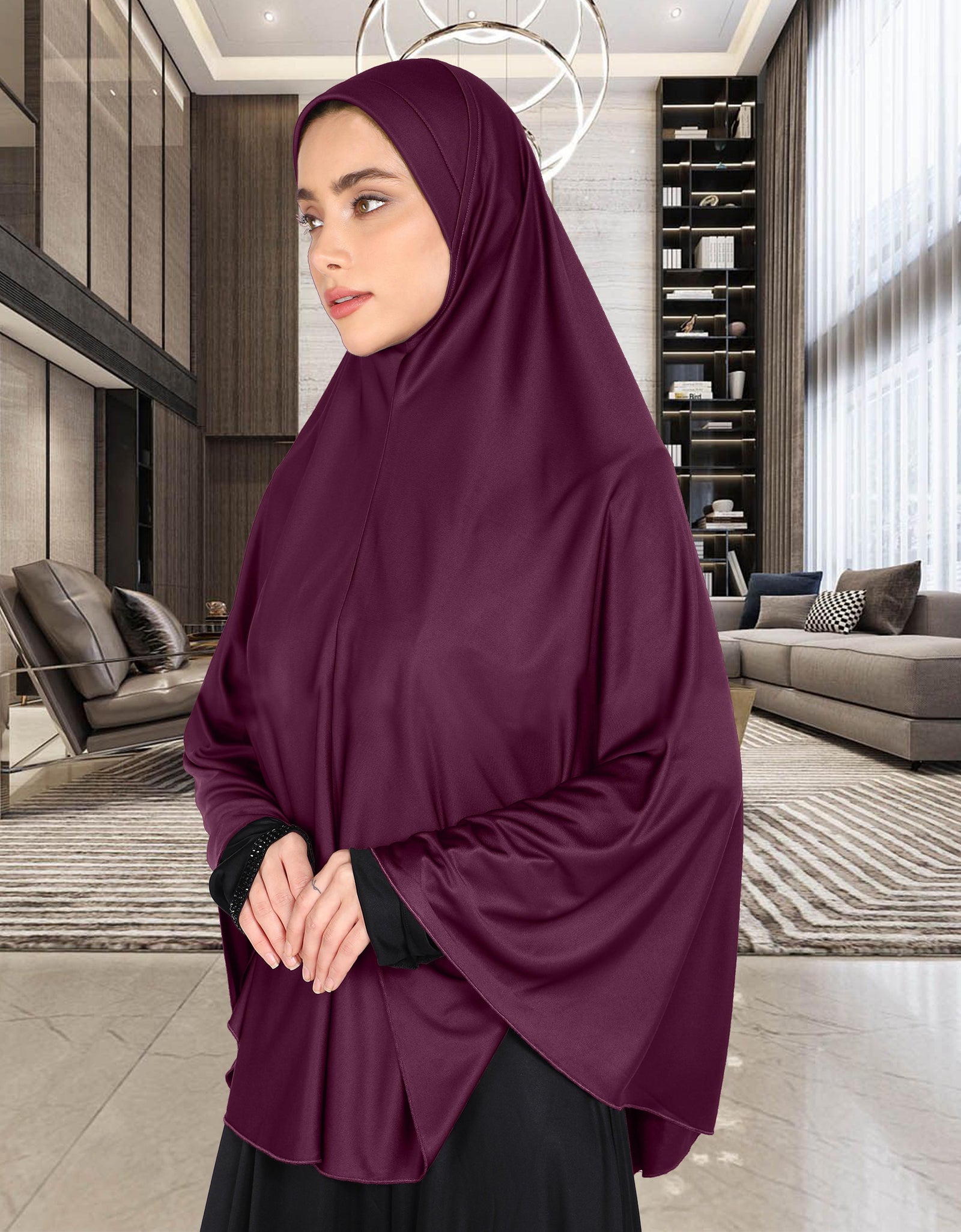 Mehar Hijab's Modest Women's Soft feel good fabric Regular Plain Ma-ale Hijab