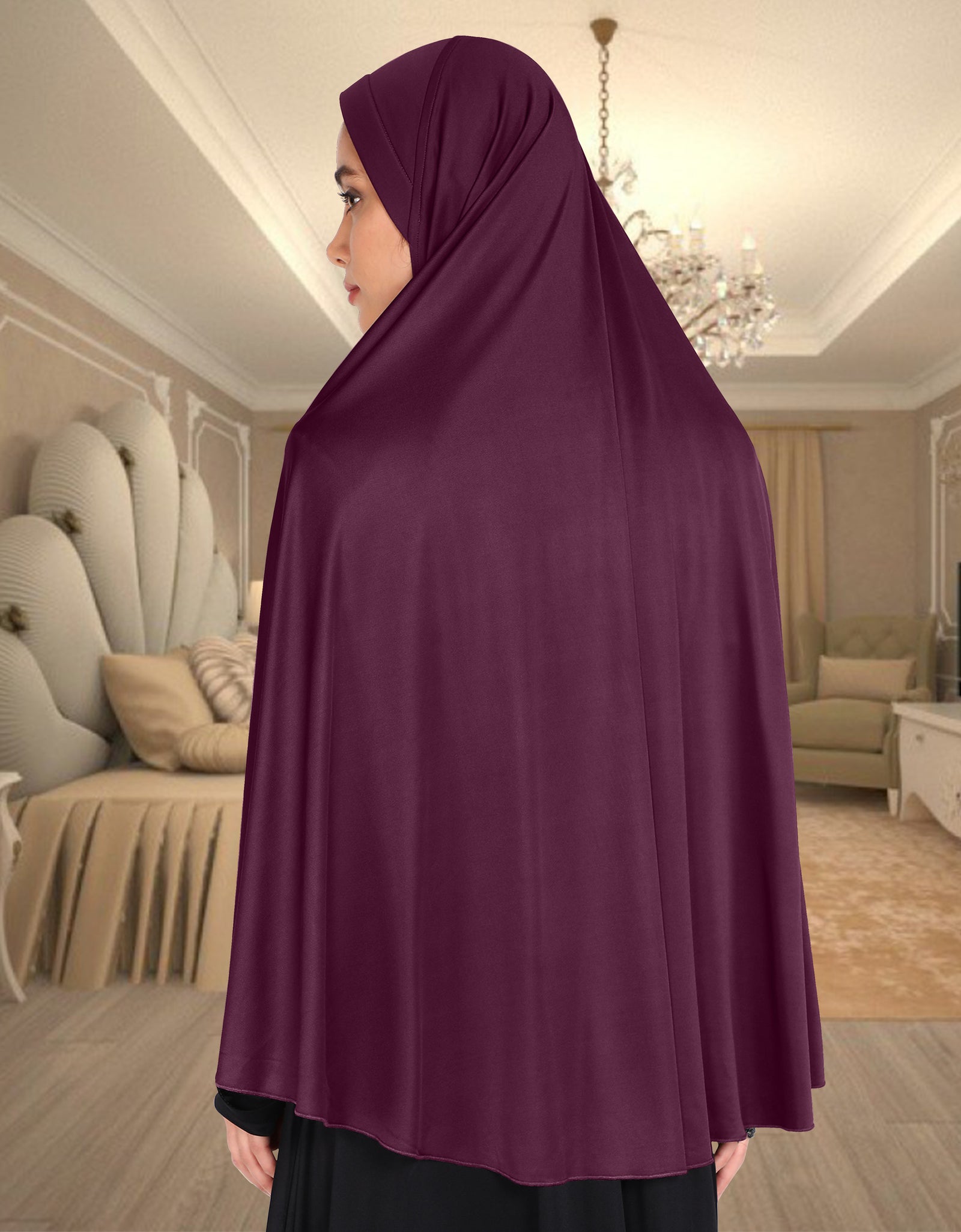 Mehar Hijab's Modest Women's Soft feel good fabric Regular Plain Ma-ale Hijab