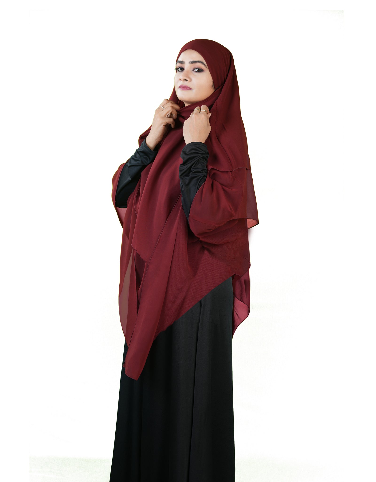 Mehar's Modest Three Layer Long Khimar