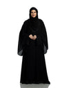 Modest Mehar  Double  Layer Party Ware Rozana abaya