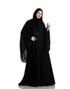 Modest Mehar  Double  Layer Party Ware Rozana abaya