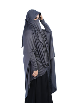 Mehar Safiya Long Mask Khimar