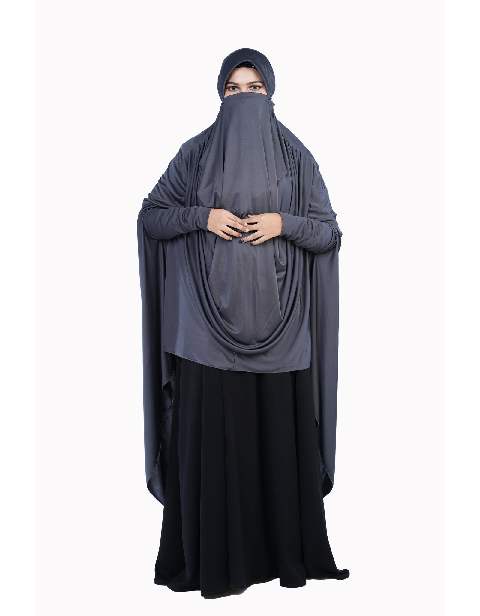 Mehar Safiya Long Mask Khimar