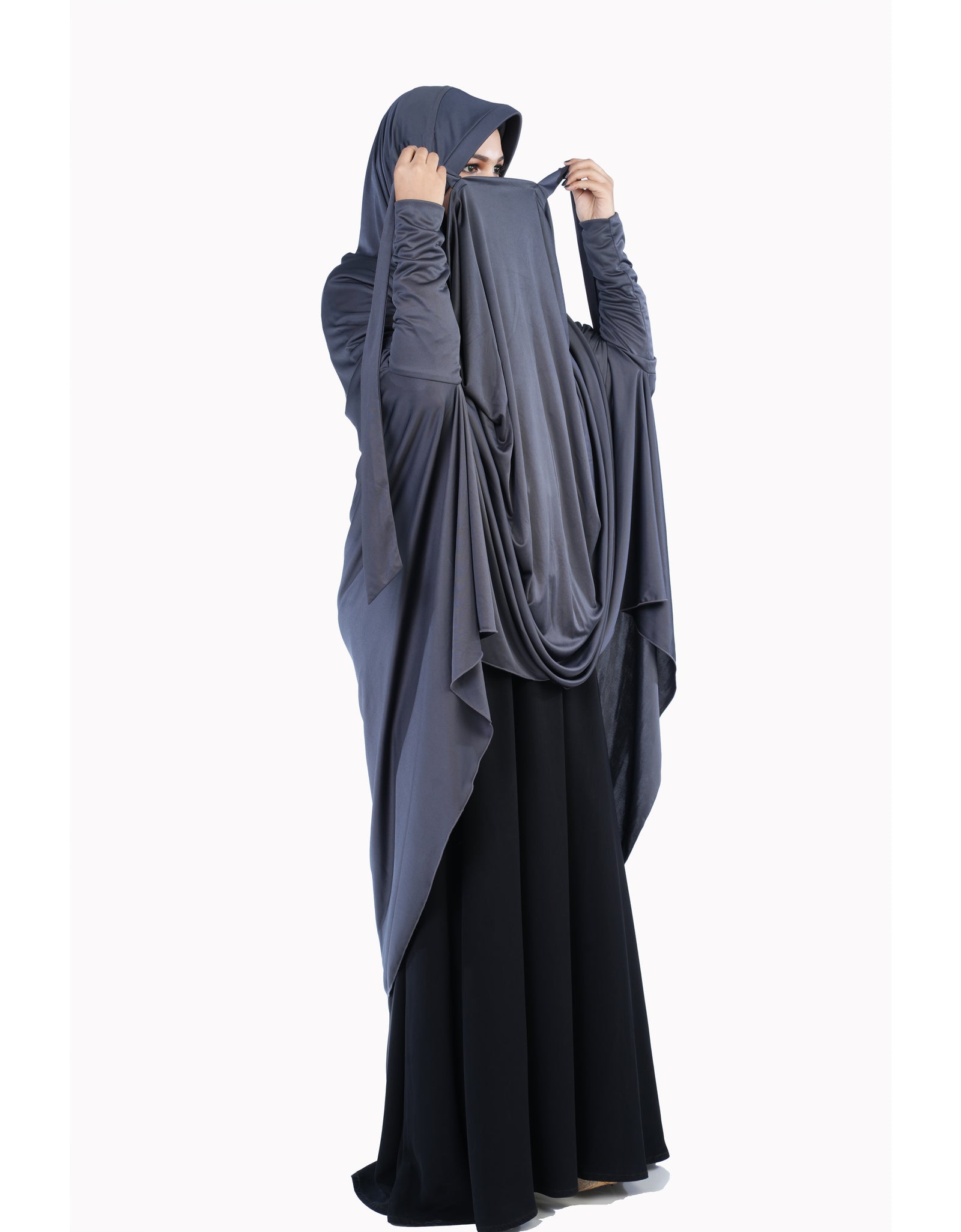 Mehar Safiya Long Mask Khimar