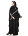 Women's Designed elegant Look SHEHARBANO feel good abaya BLACK
