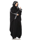 Women's Designed elegant Look SHEHARBANO feel good abaya BLACK