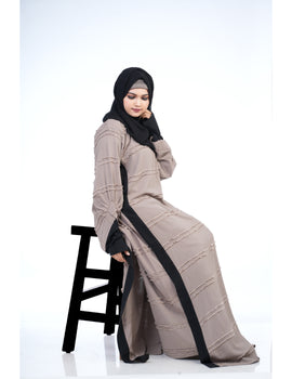 Mehar Premium Stylish Famya Abaya WithPalazzo 3ps set