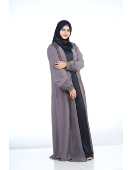 Mehar Hijab Modesty Stylish Look Zafreen Abaya Coat